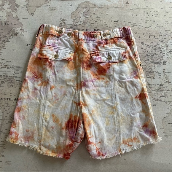 We The Free She's A Legend Harem Shorts | Free People Tie Dye Shorts - Picture 10 of 11